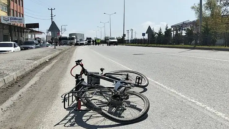 Bisikletli ağır yaralandı