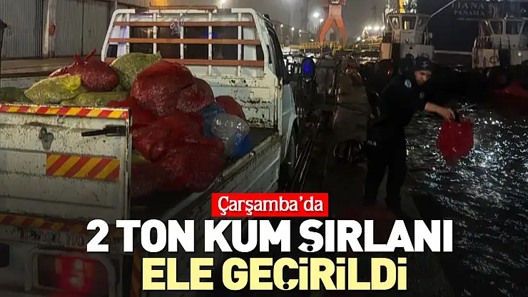 2 ton kaçak midye ele geçildi