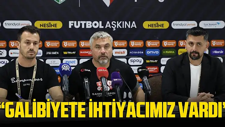 Reis: 'Böyle bir galibiyete ihtiyacımız vardı