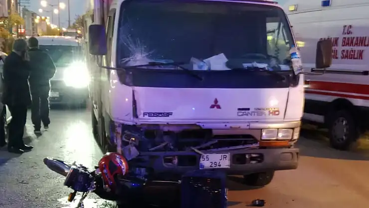 Trafik kazasında baba ve kızı yaralandı