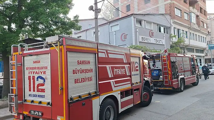 Tekstil atölyesinde yangın çıktı