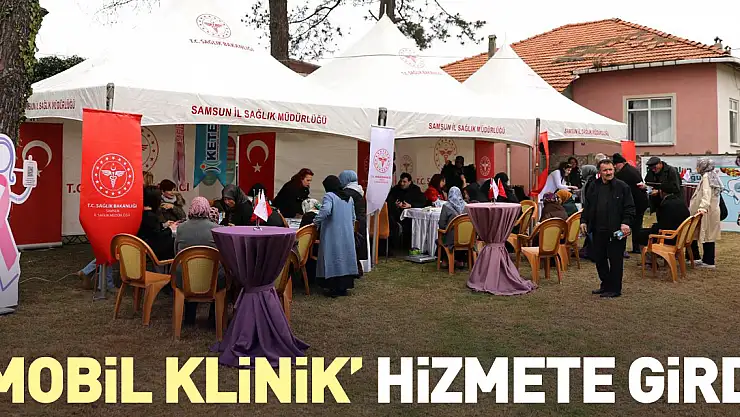 'Mobil klinik' hizmete girdi