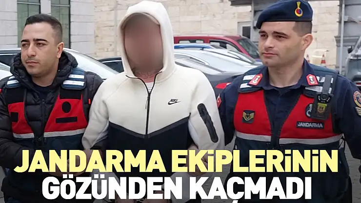 Jandarma ekiplerinin gözünden kaçmadı