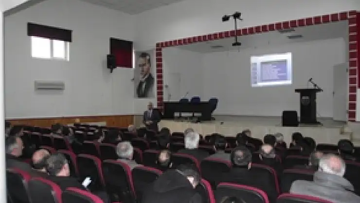 Okul Müdürlerine Sivil Savunma semineri verildi