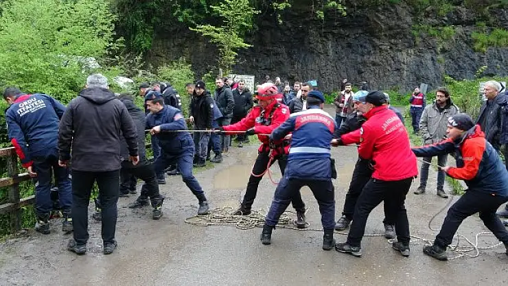 Ordu'da arama çalışmaları devam ediyor