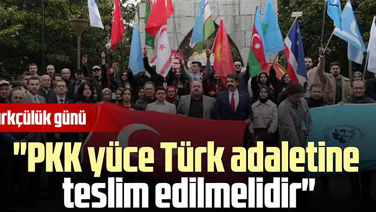 'PKK yüce Türk adaletine teslim edilmelidir'