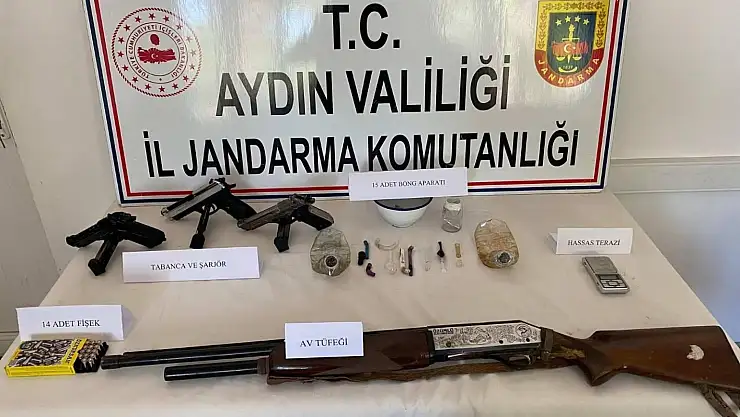 Karacasu'da uyuşturucu operasyonu