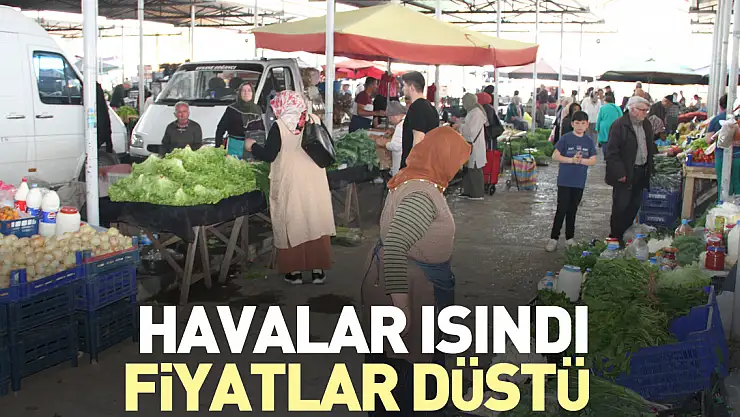 Havalar ısındı fiyatlar düştü
