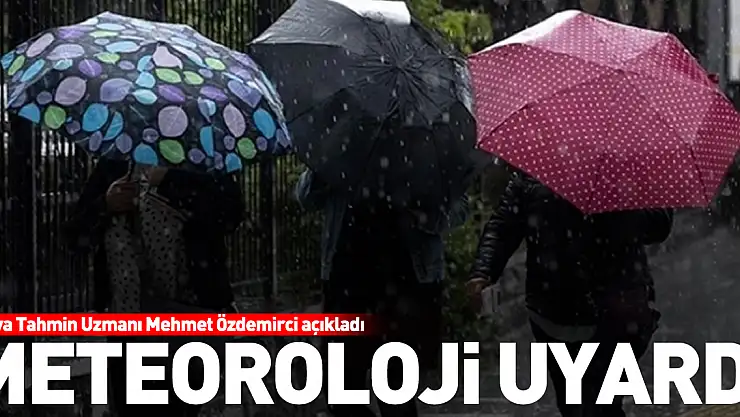 Meteoroloji uyardı