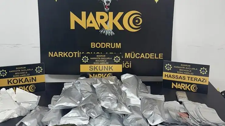 Bodrum'da zehir taciri operasyonu