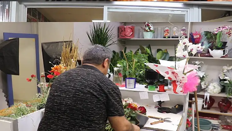 Çiçekçilerde yoğunluk yaşandı