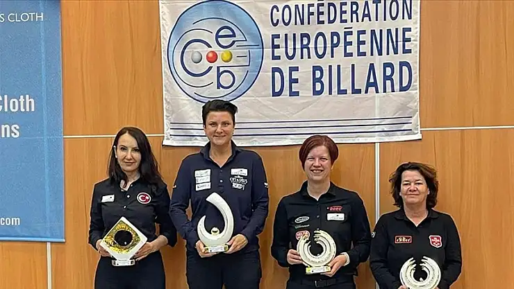 Milli bilardocu, İspanya'da gümüş madalya kazandı