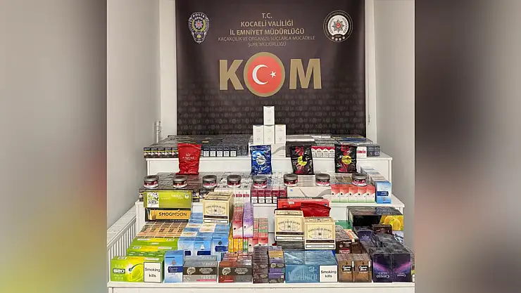 TEM'de kaçak tütün ve çay ele geçirildi
