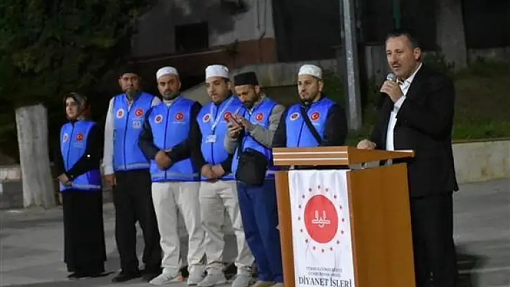 Hacı adayları kutsal topraklara uğurlandı