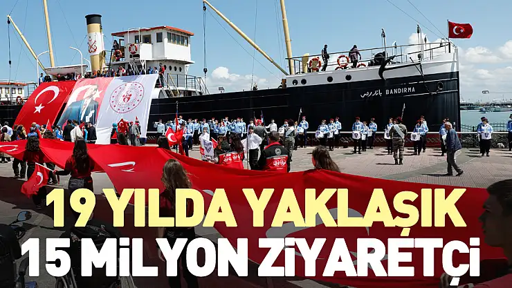 19 yılda yaklaşık 15 milyon ziyaretçi