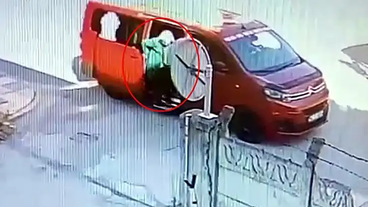 Yolcu inmeden harekete geçince olanlar oldu