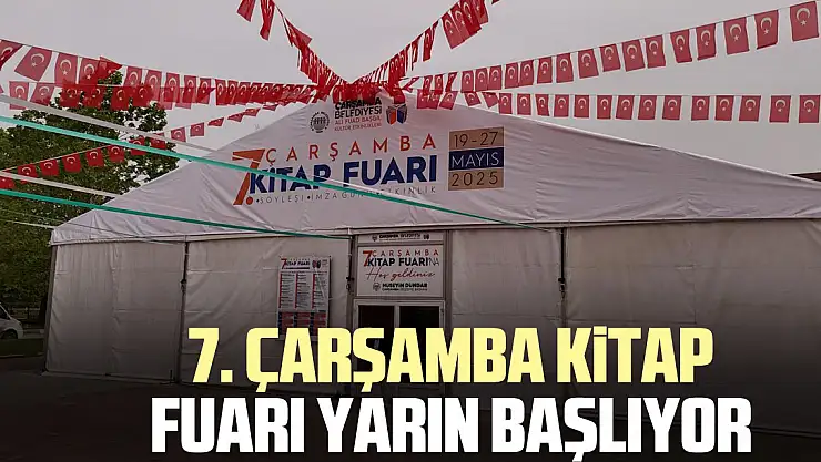 7. ÇARŞAMBA KiTAP FUARI YARIN BAŞLIYOR