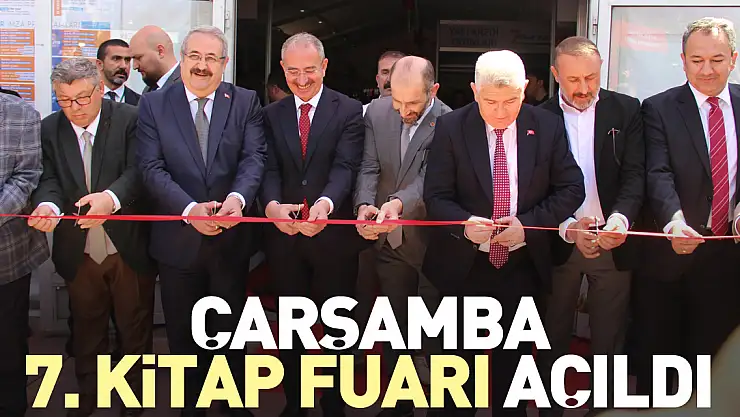 ÇARŞAMBA 7. KİTAP FUARI AÇILDI