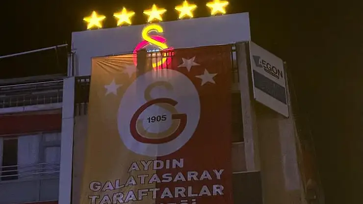 Galatasaraylılar, Aydın'da beşinci yıldızı yaktı