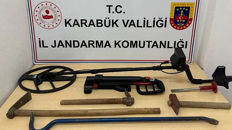 İzinsiz kazıya suçüstü