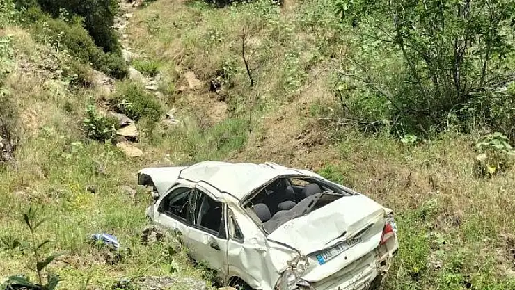 Nazilli'de otomobil şarampole devrildi: 2 ölü