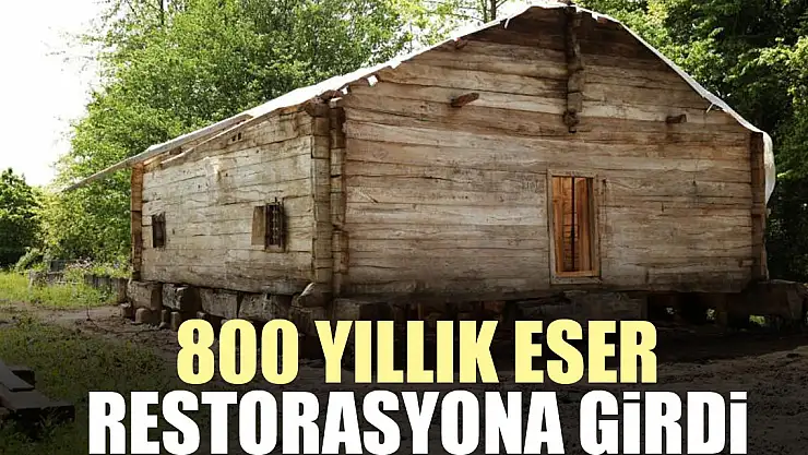 800 yıllık eser restorasyona girdi