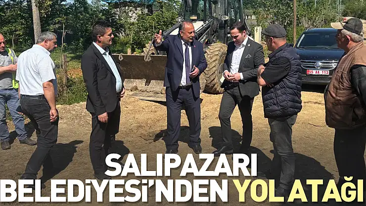 Salıpazarı Belediyesi'nden Yol Atağı