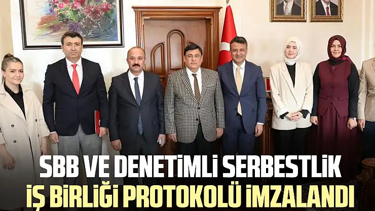 SBB VE DENETiMLi SERBESTLiK iŞ BiRLiĞi PROTOKOLÜ iMZALANDI