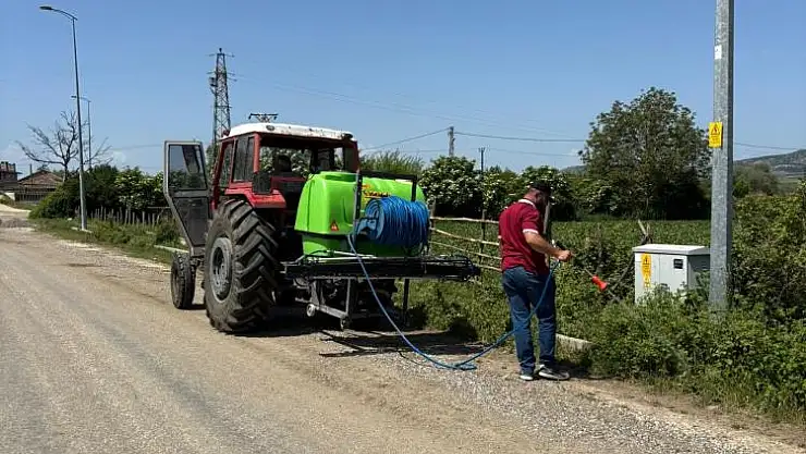 Yaz mevsiminin gelmesiyle ilaçlamalar hız kazandı