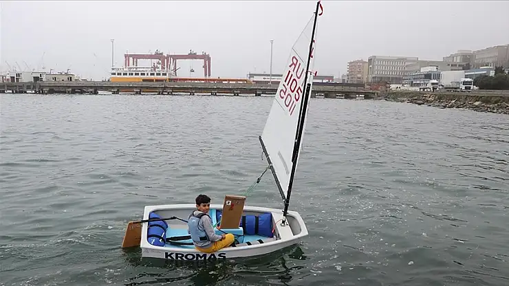 Milli sporcu Ahmet Arel Barut, madalyaya yelken açmak istiyor