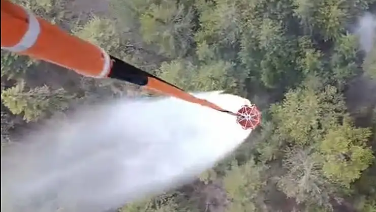 Orman yangını kontrol altında