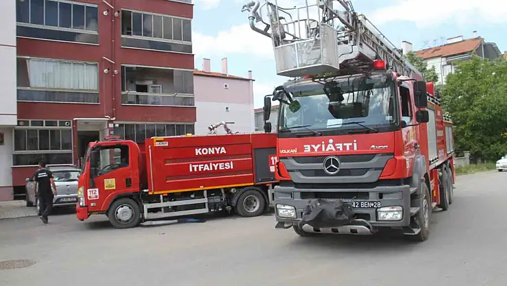 Beyşehir ve Hüyük'te yangın