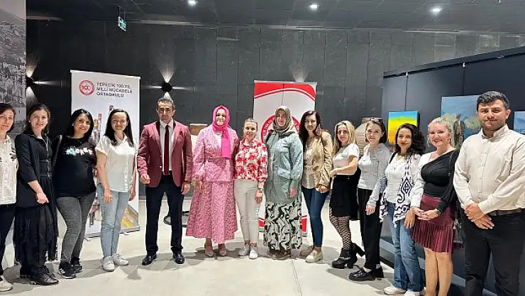 '1 Çocuk 1 Eser' isimli sergi sanatseverlerle buluştu