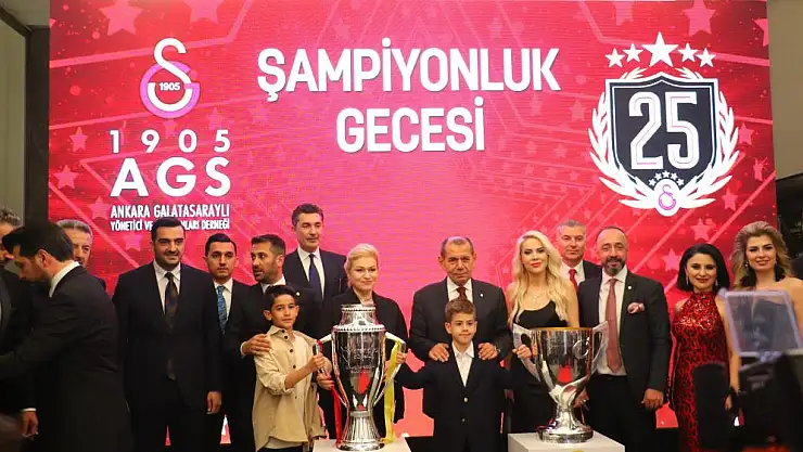 Ankara'da, Galatasaray'ın şampiyonluğu kutlandı