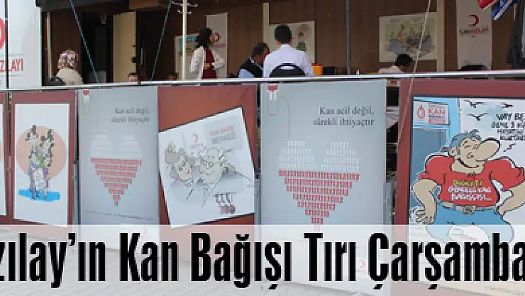 Kızılay'ın Kan Bağışı Tırı Çarşambada