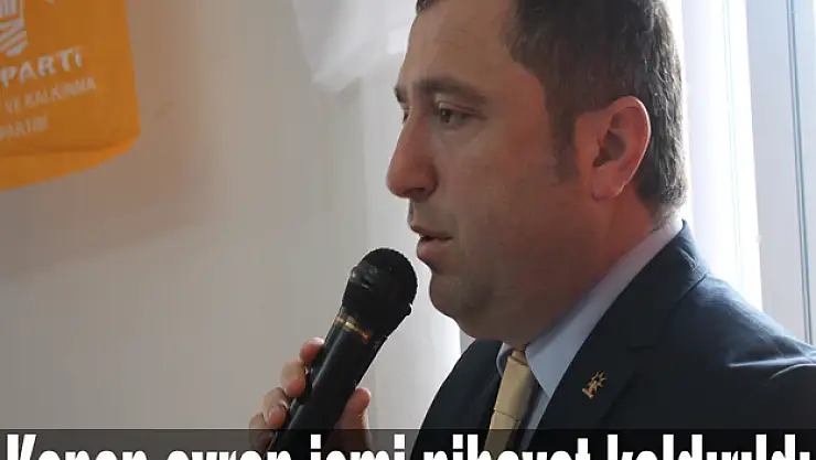 Kenan evren ismi nihayet kaldırıldı