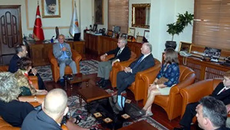 Başkan Yılmaz, Amerikalıları Ağırladı
