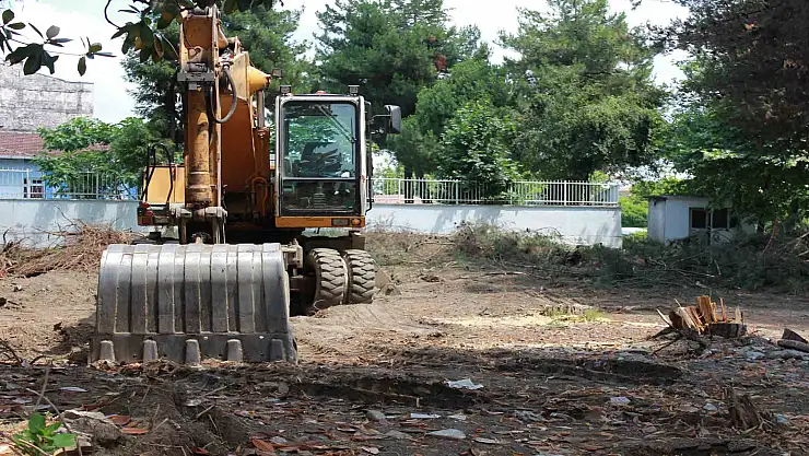 Gazi Parkı yapımı hızla devam ediyor