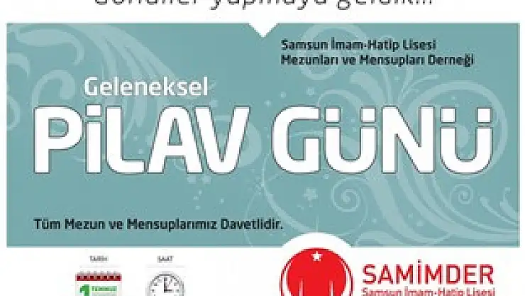  İmam Hatip mezunları Pilav Günü'nde buluşuyor