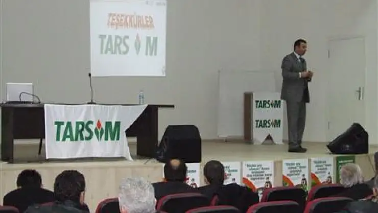 Akman' dan, Çiftçilere Tarsim uyarısı