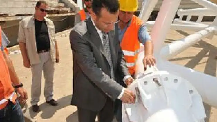 Aksoy Spor Salonu İnşaatını İnceledi