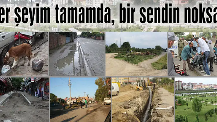 Her şeyim tamamda, bir sendin noksan