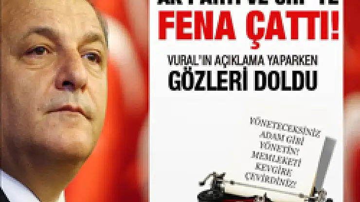 MHP'den muhalefet ve hükümete ağır sözler!