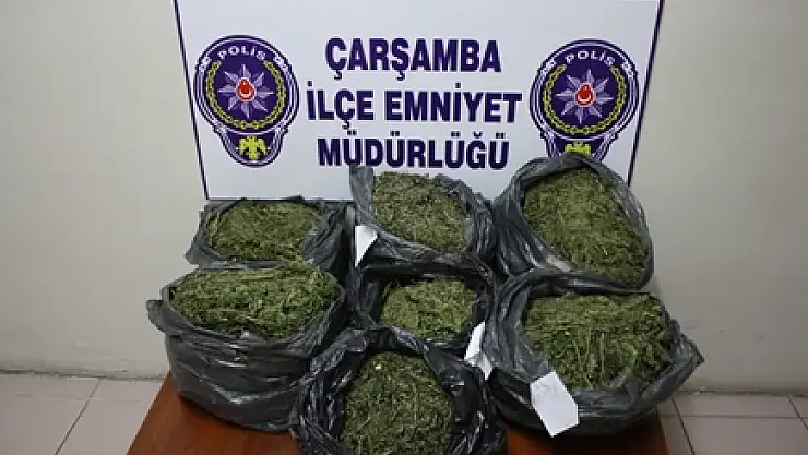 Samsun'da 7 Kilo Esrar Ele Geçirildi