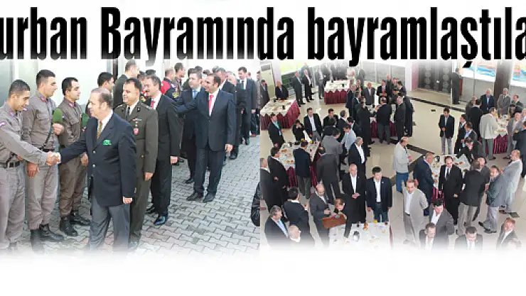Kurban Bayramında bayramlaştılar