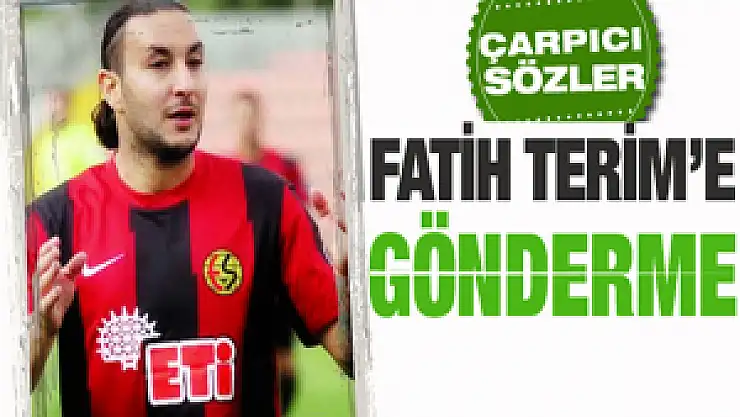 Necati'den Fatih Terim'e gönderme