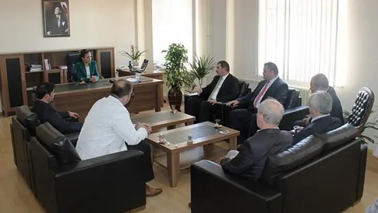 Köktaş' tan Kaymakam Özdemir'e ziyaret