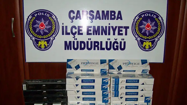 66 karton kaçak sigara ele geçirildi
