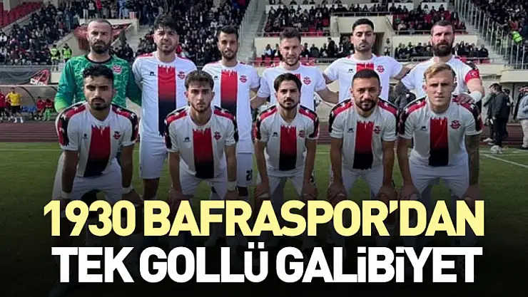 1930 Bafraspor'dan Tek Gollü Galibiyet