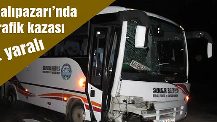 Salıpazarı'nda trafik kazası: 2 yaralı
